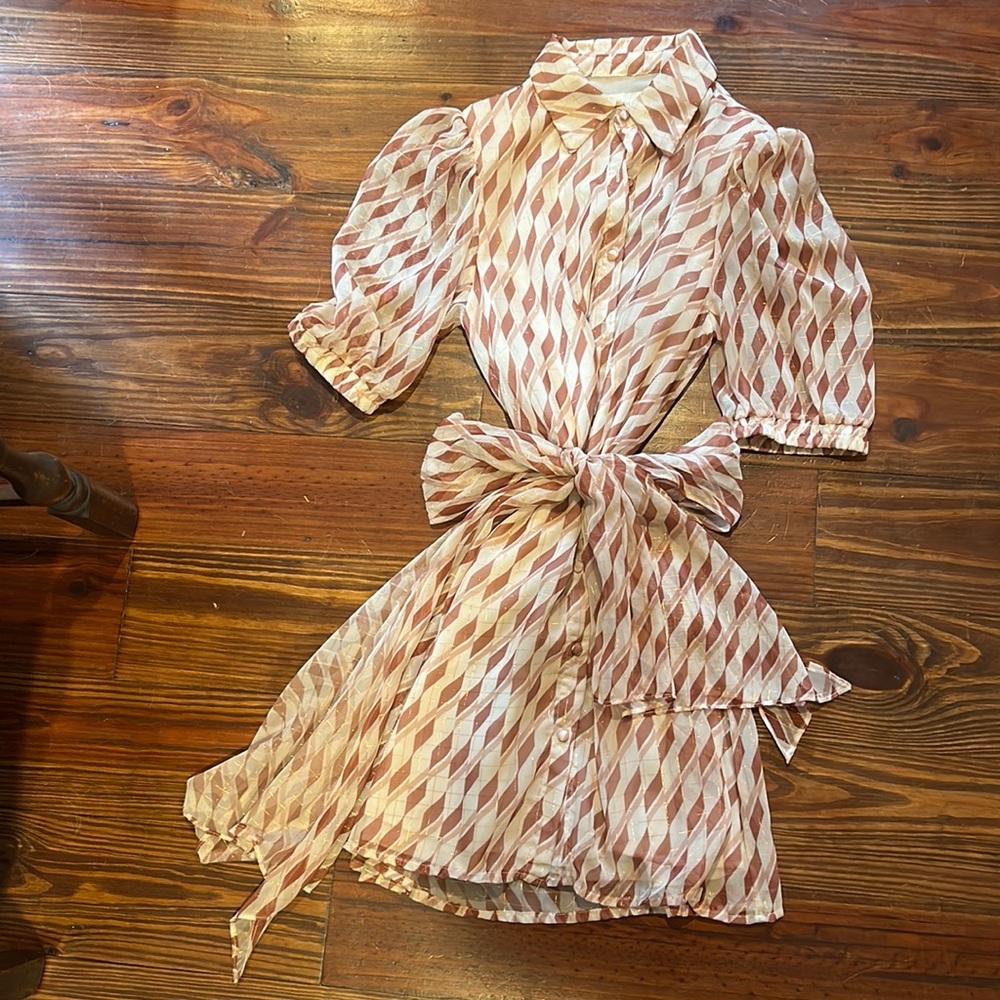 tan mini dress